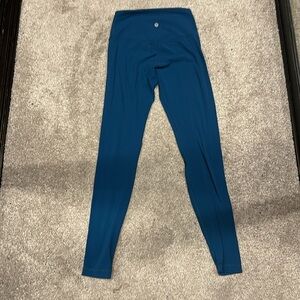 Lululemon align teal leggings. Size 6.